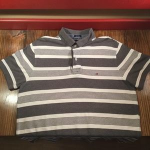 Tommy Hilfiger Polo Shirt Men's Custom Fit Shirt L